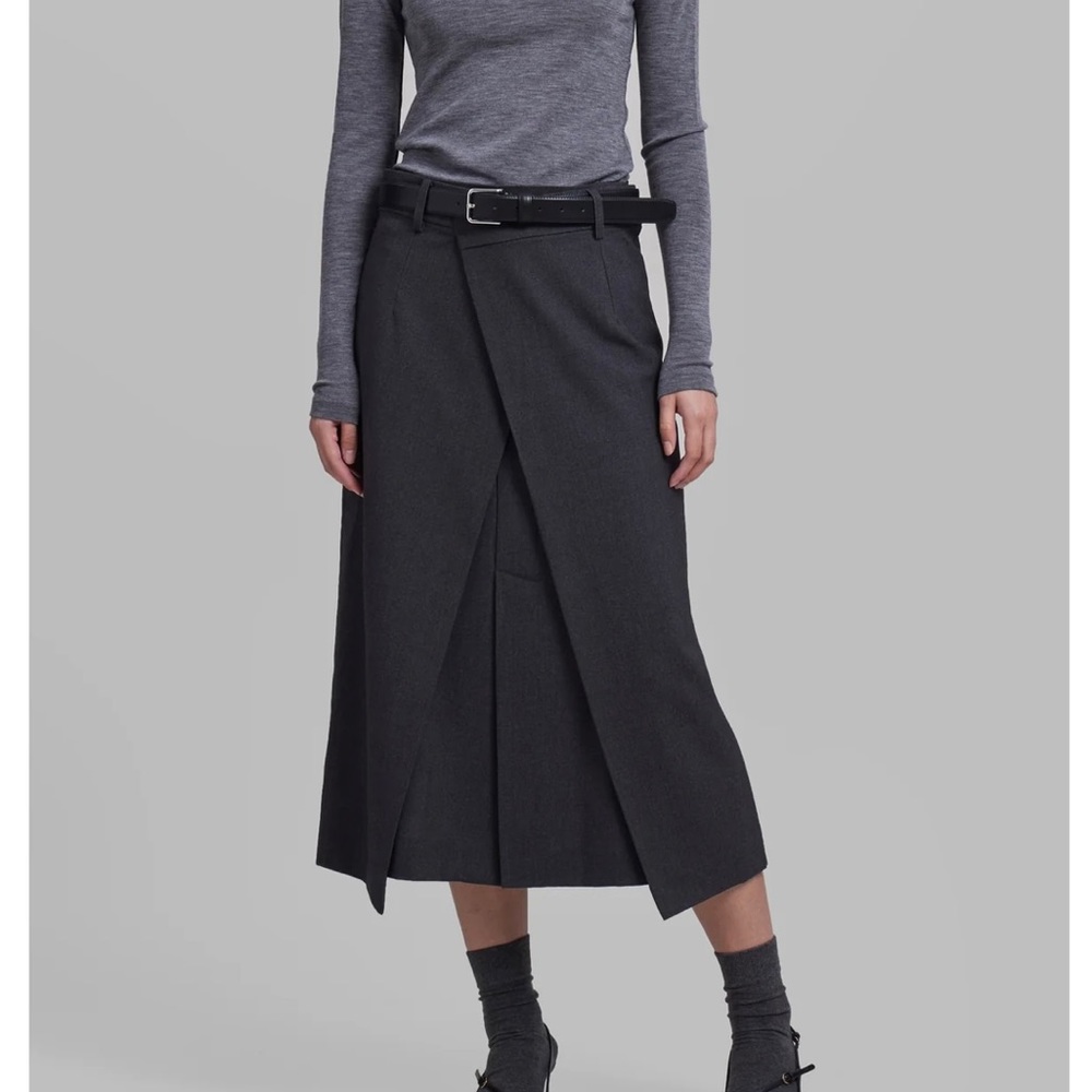 The Frankie Shop Andy Midi Skirt
